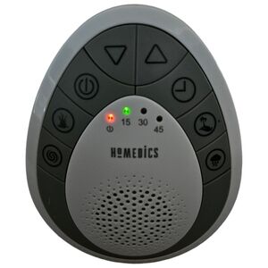 Homedics Sound Spa Mini White Noise Portable Sound Machine W/Timer & Stand